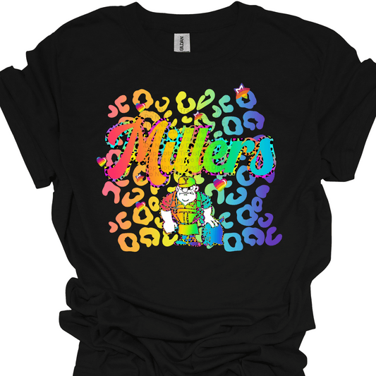 Rainbow Millers Leopard Print DTF Transfer