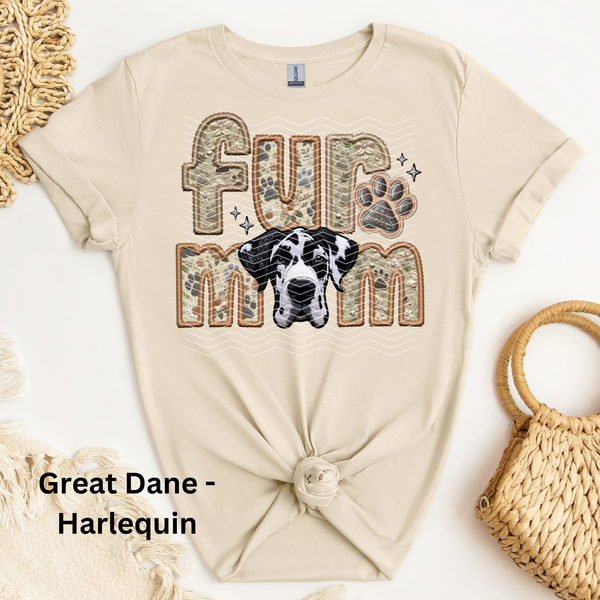 Great Dane - Harlequin DTF Transfer