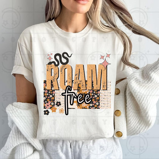 Roam Free DTF Transfer