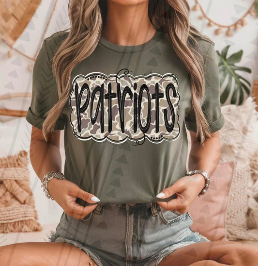 Patriots Camo DTF Transfer