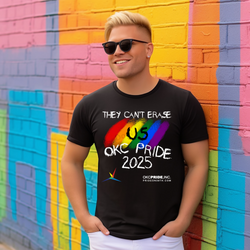 2025 OKC Pride T-Shirt- They Can’t Erase US