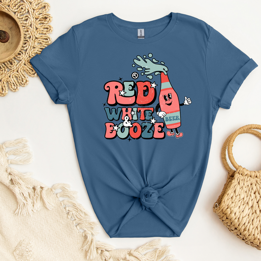 Red, White & Booze DTF Transfer