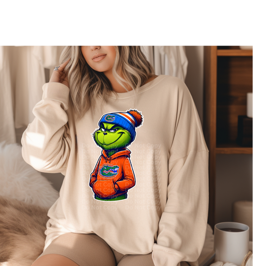 Green One Gators DTF Transfer