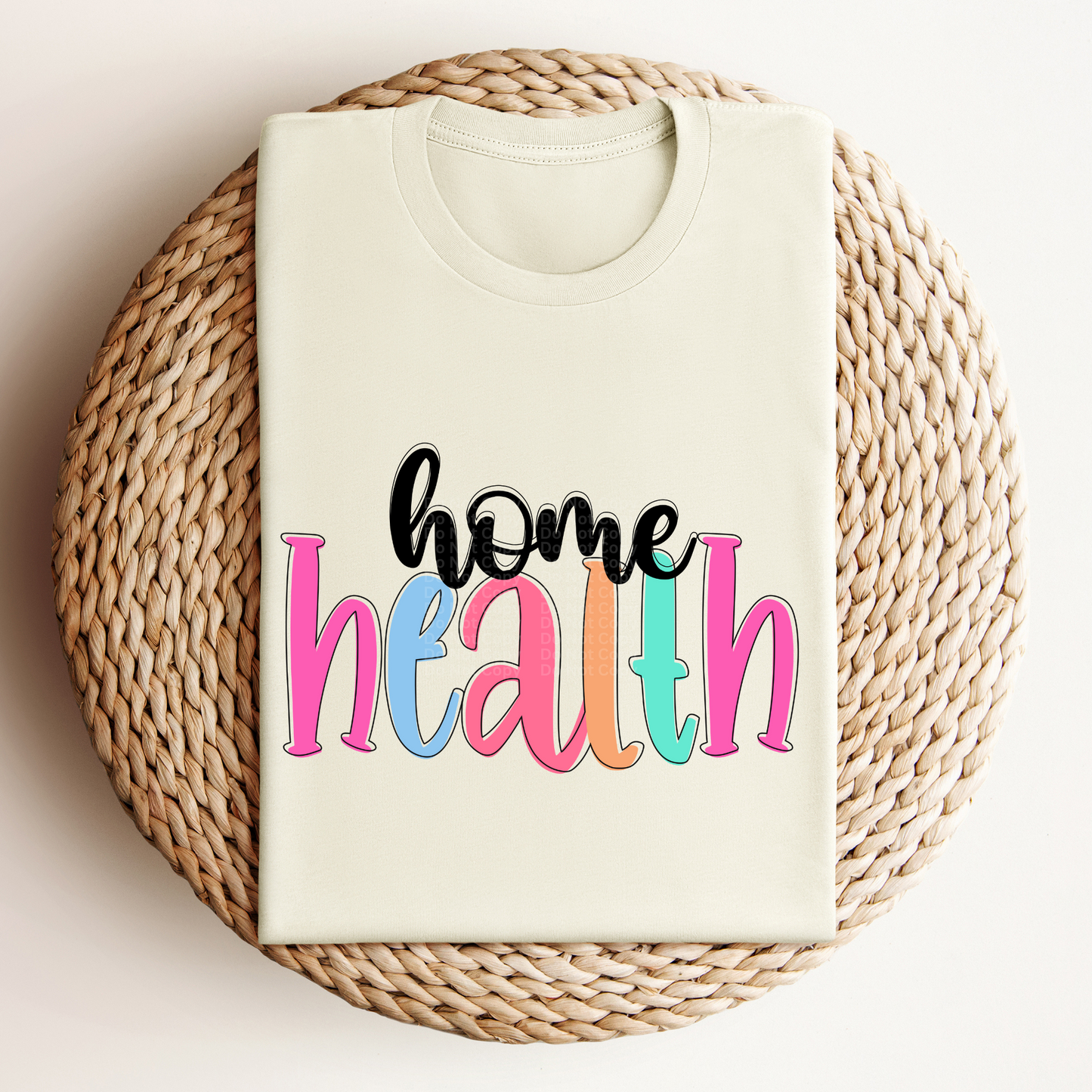 Home Health - Colored Names/Occupations DTF Transfer