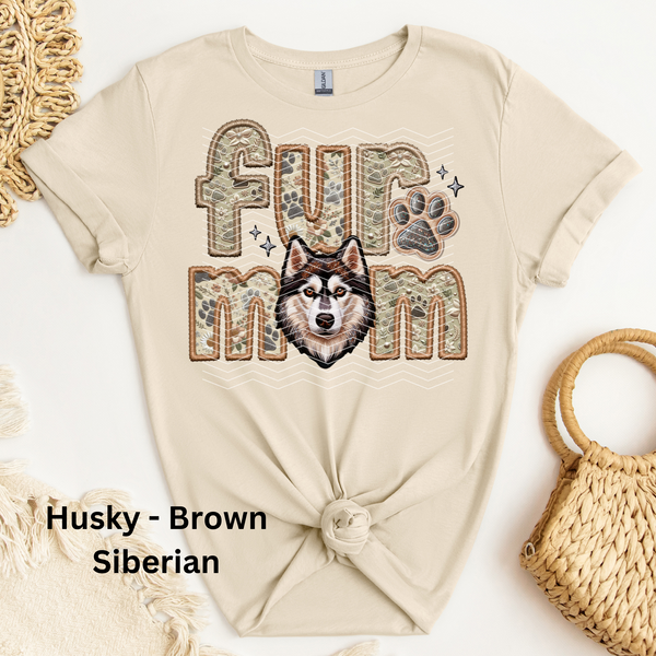 Husky - Brown Siberian DTF Transfer