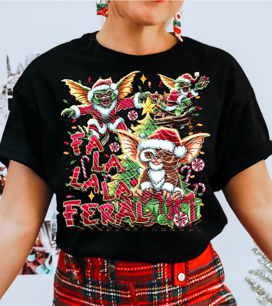 Feral Christmas DTF Transfer