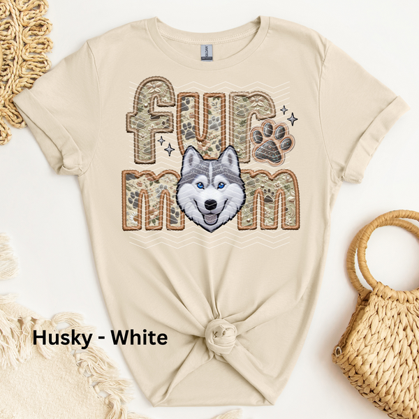 Husky - White DTF Transfer