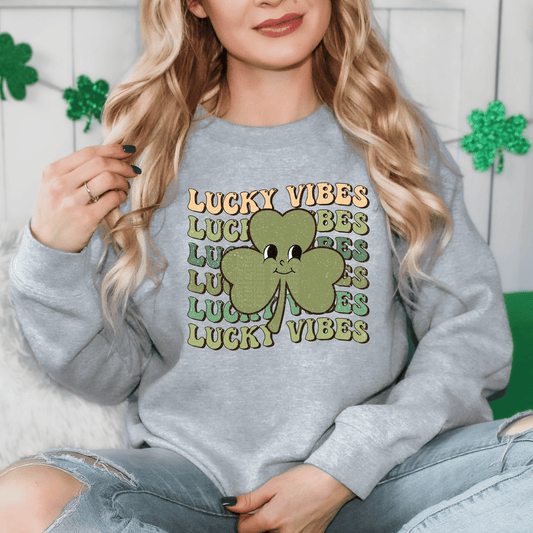 Lucky Vibes Clover DTF Transfer