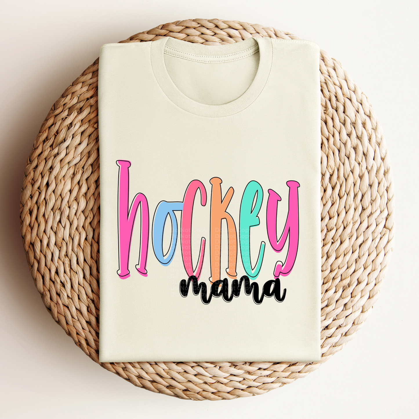 Hockey Mama - Colored Names/Occupations DTF Transfer