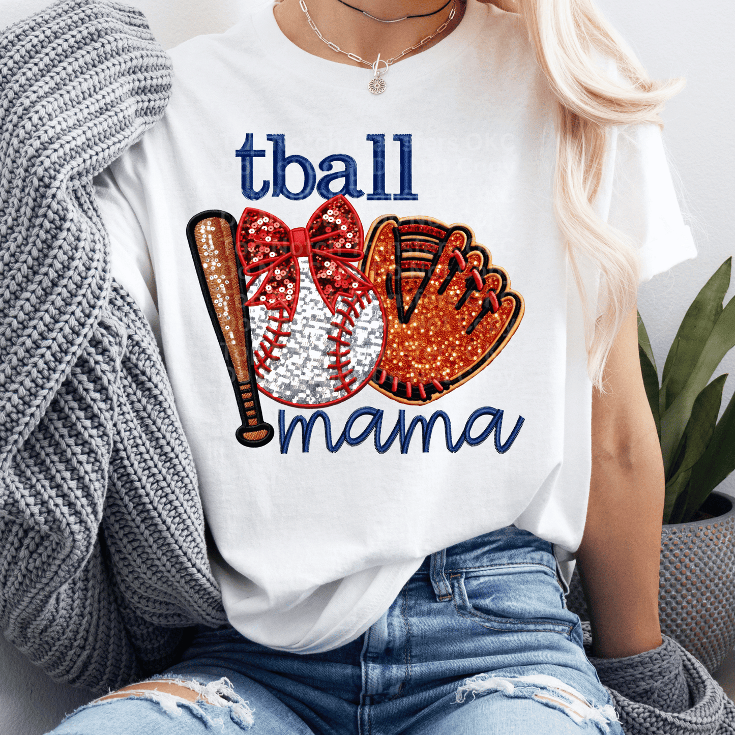 T-Ball Mama DTF Transfer