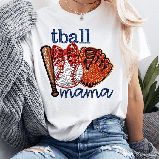 T-Ball Mama DTF Transfer
