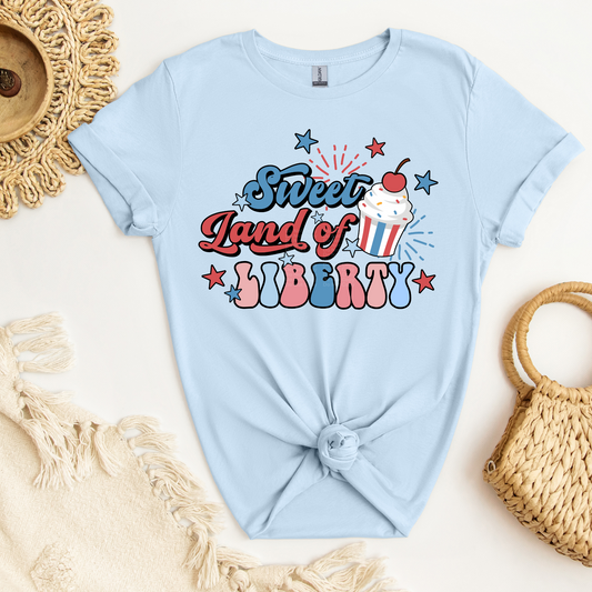 Sweet Land of Liberty - Cupcake DTF Transfer