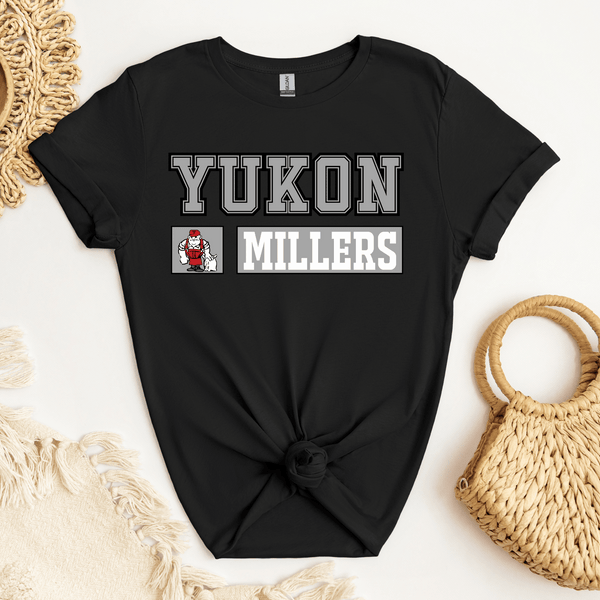 Yukon Millers Grey/white DTF Transfer