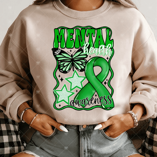 Mental Health Awareness DTF Transfer