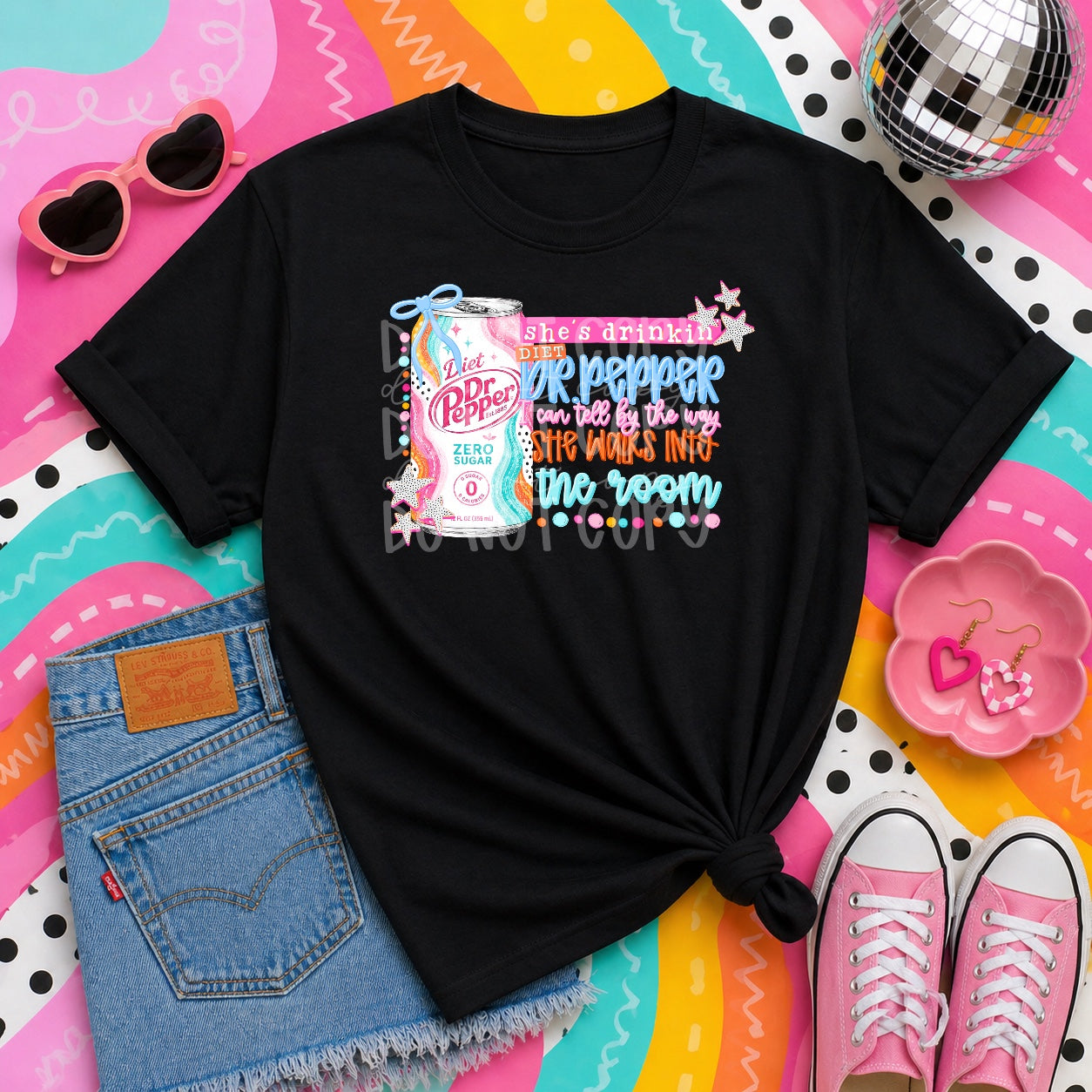 She’s Drinkin’ Diet Dr. Pepper DTF Transfer