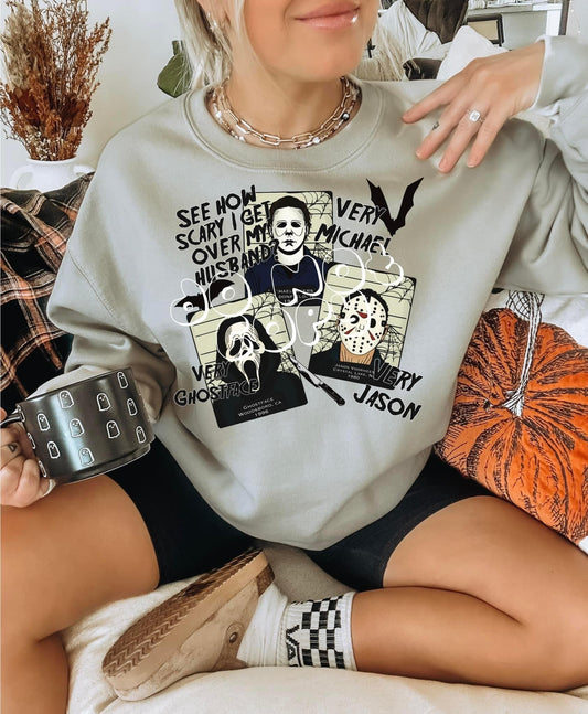 See How Scary I get over my Husband? DTF Transfer