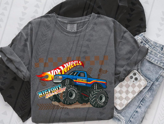 HW Monster Truck Big Foot DTF Transfer