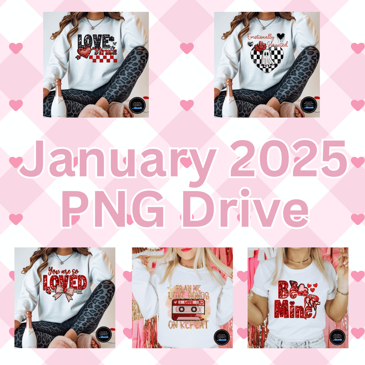 January 2025 Monthly PNG Drive