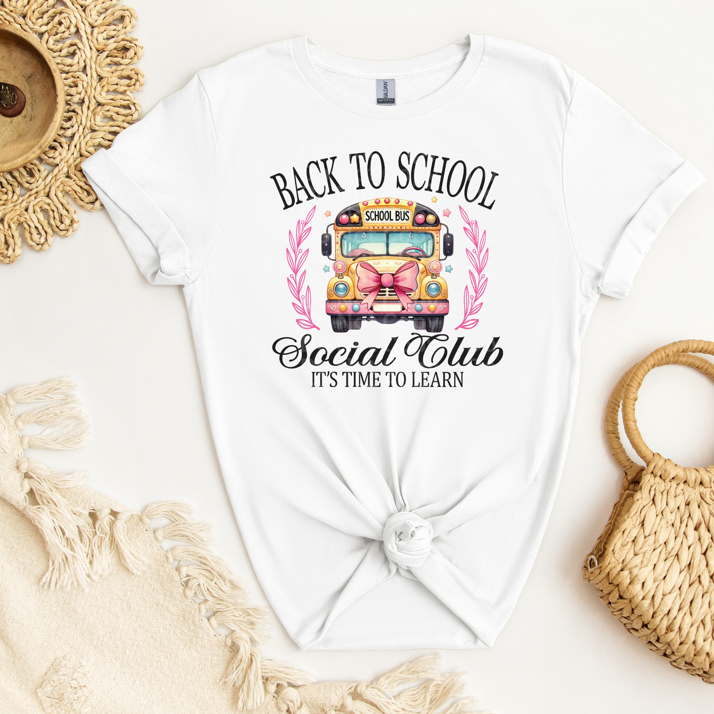 Back To School Social Club (School Bus) DTF Transfer
