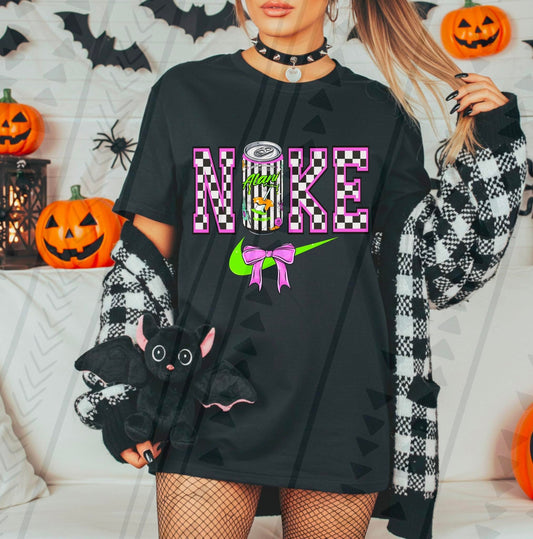 Witch’s Brew Checkered Swoosh DTF Transfer