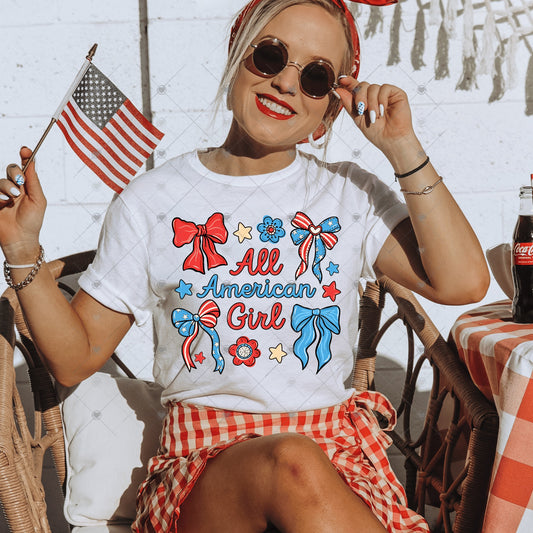 All American Girl DTF Transfers