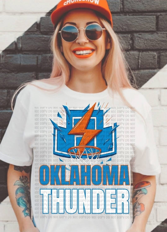 Oklahoma Thunder DTF Transfer