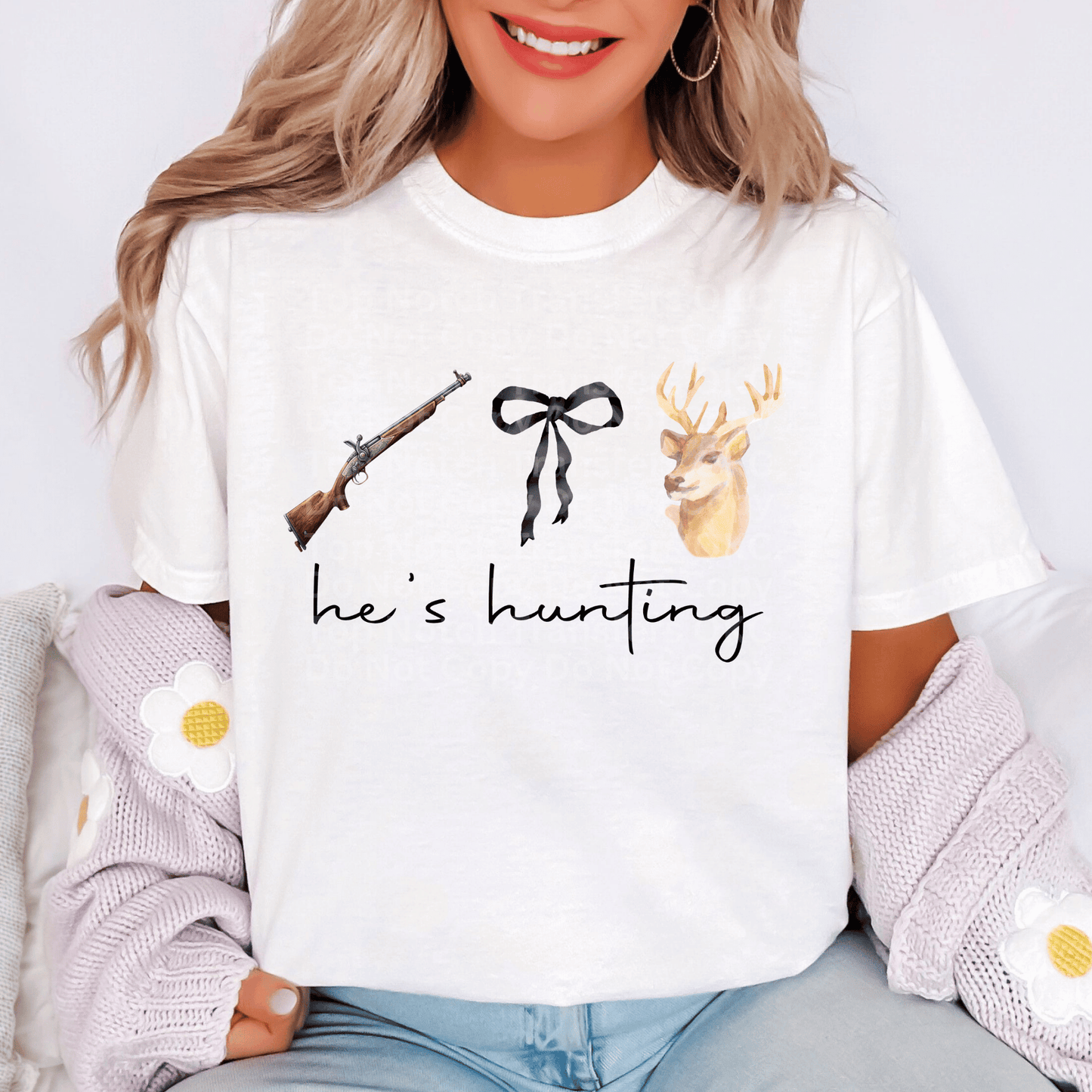 He’s Hunting DTF Transfer
