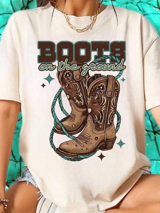 Boots on the ground DTF Transfer