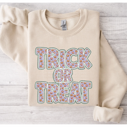 Trick or Treat Halloween Alpha DTF Transfer