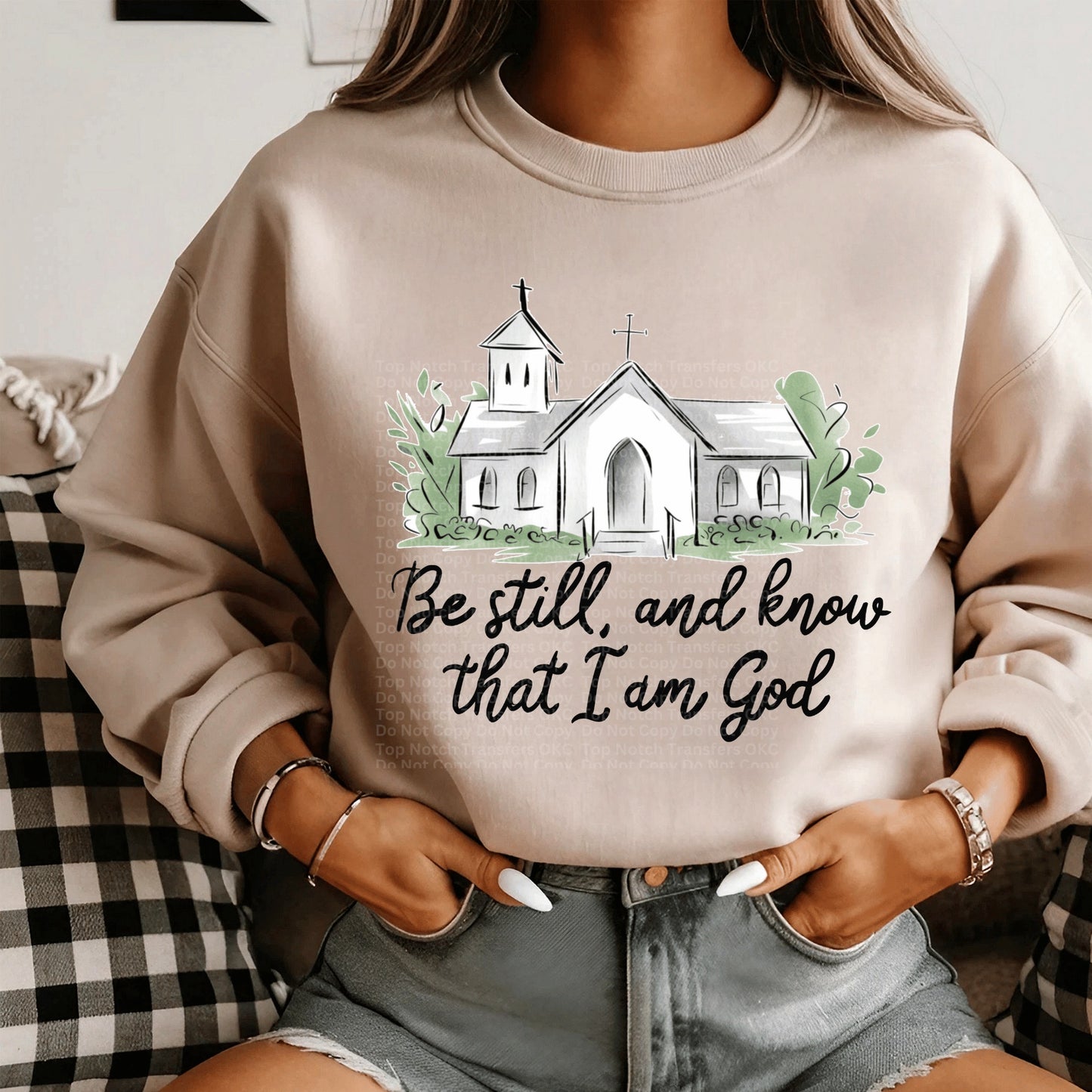 Be still and know that I am God DTF Transfer