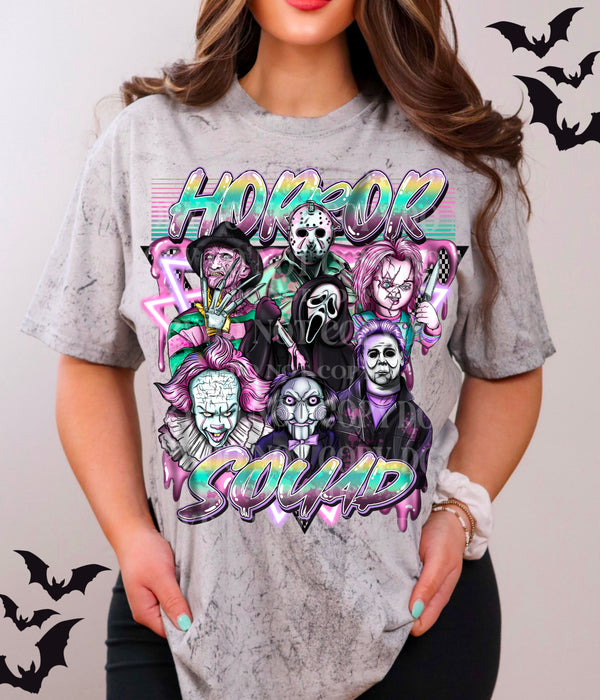 Horror Squad *Optional long sleeve design* DTF Transfer