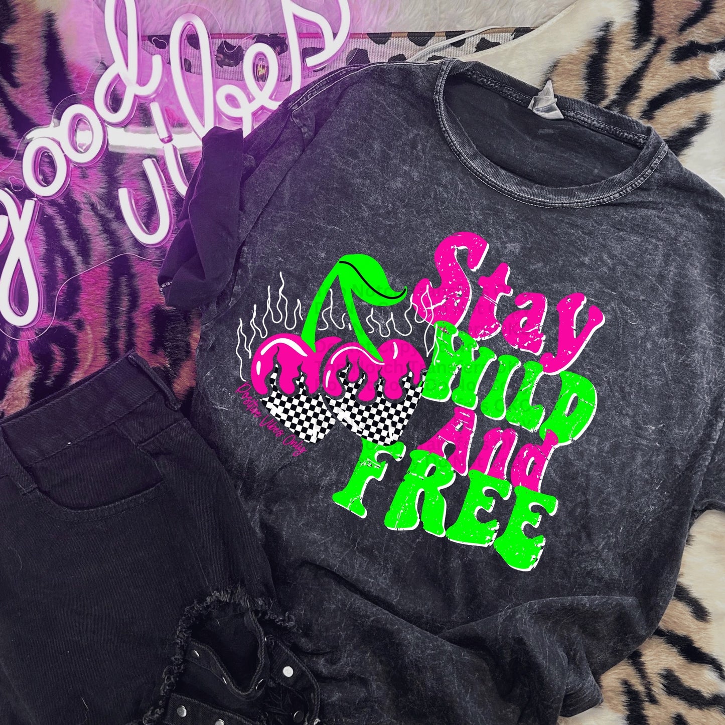 Stay Wild And Free DTF Transfer