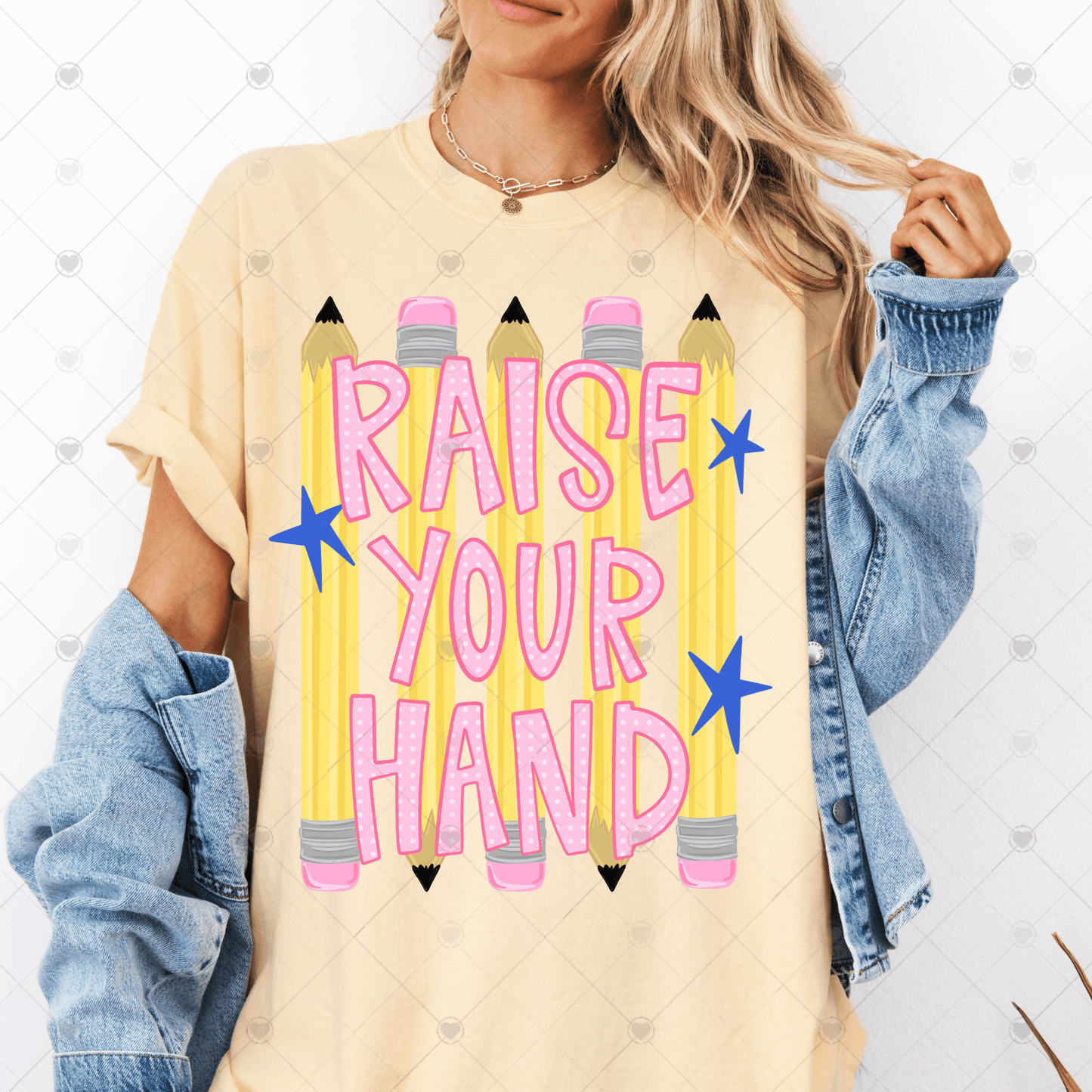 Raise Your Hand DTF Transfer