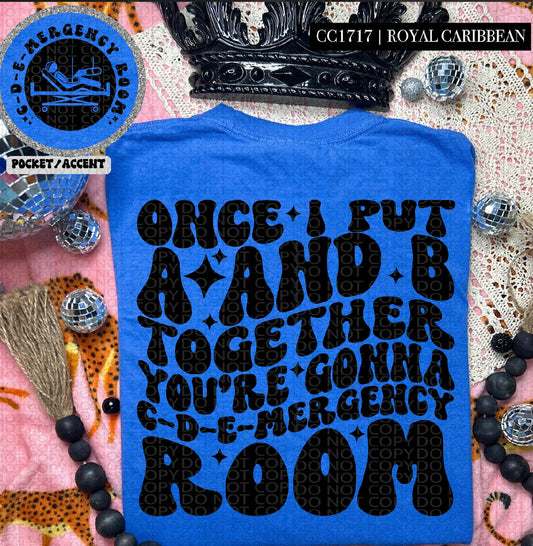 Once I Put A and B Together- Black DTF Transfer