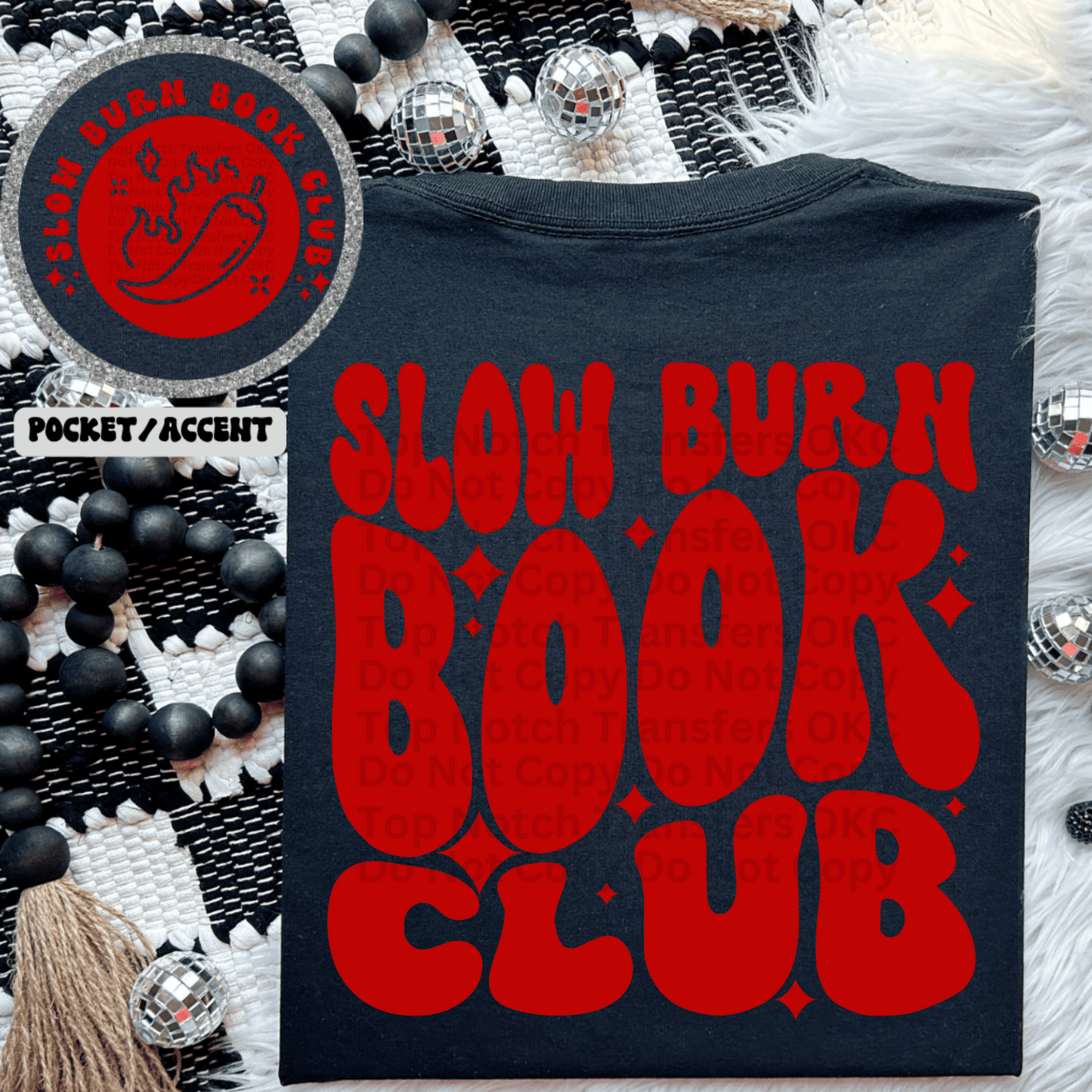 Slow Burn Book Club DTF Transfer