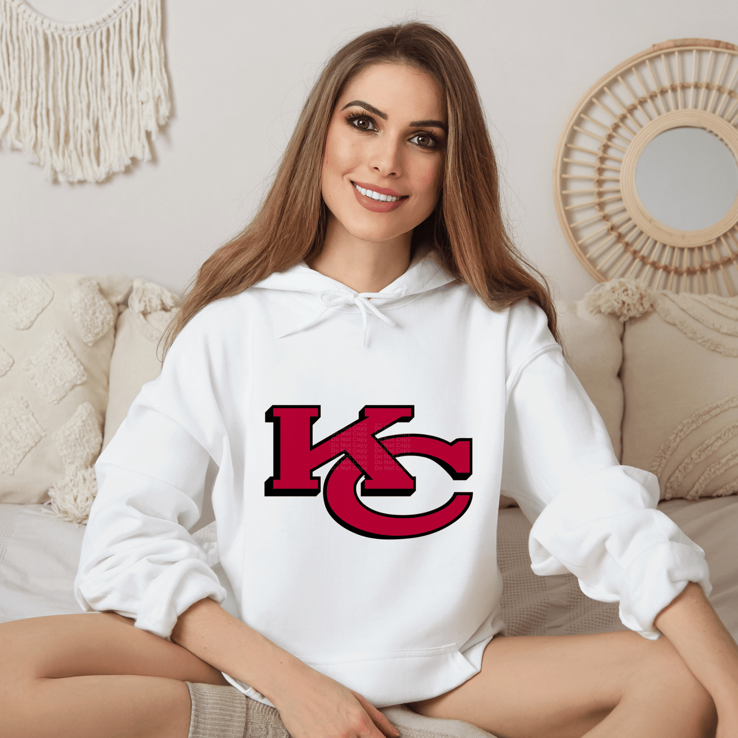 KC Red/Black DTF Transfer