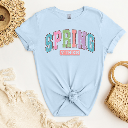 Spring Vibes Retro/Distressed DTF Transfer