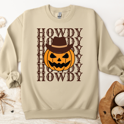 Howdy Jack O Lantern DTF Transfer