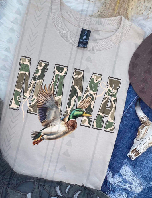 Mama Camo Duck DTF Transfer