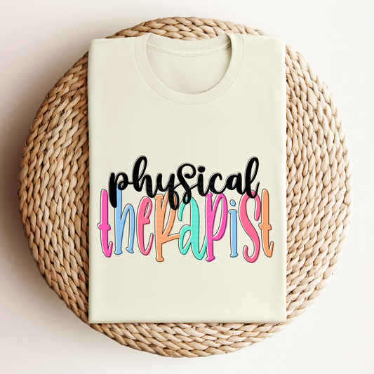 Physical Therapist - Colored Names/Occupations DTF Transfer