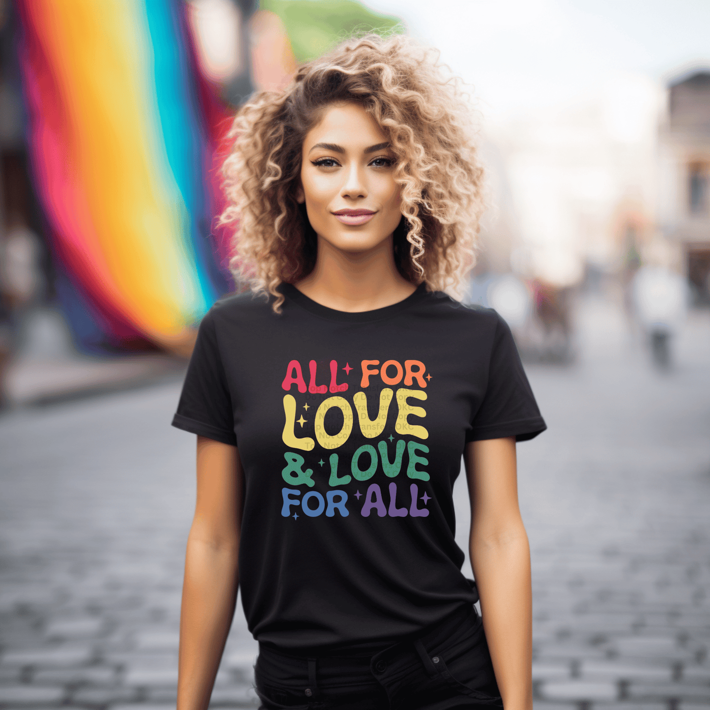 All For Love & Love For All DTF Transfer