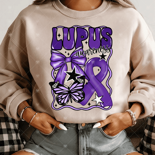 Lupus Awareness DTF Transfer