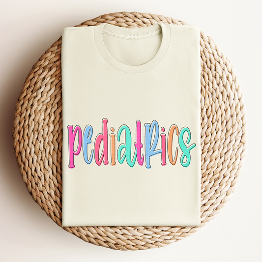 Pediatrics - Colored Names/Occupations DTF Transfer