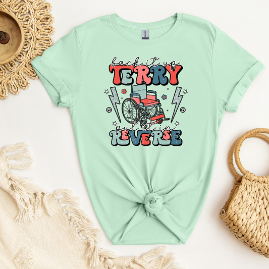 Back It Up Terry - Bolts & Peace Symbols DTF Transfer