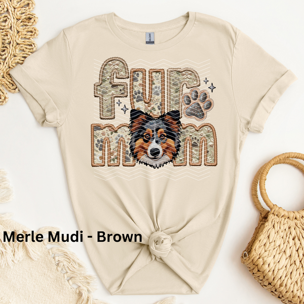 Merle Mudi - Brown DTF Transfer