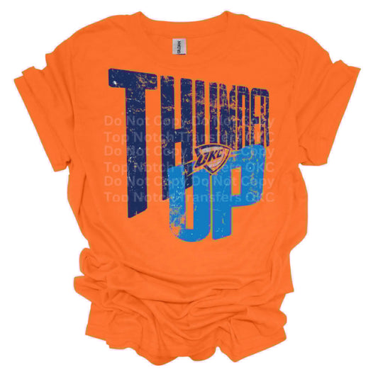 Thunder Up 2 Distressed DTF Transfer