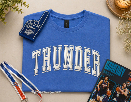 RTS White THUNDER 3D Puff Transfer
