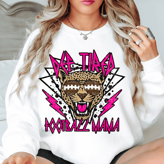 Def Tired Football Mama DTF Transfer