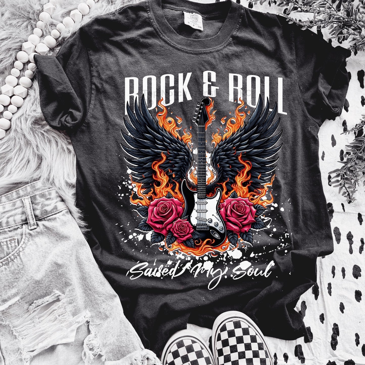Rock & Roll Saved My Soul DTF Transfer