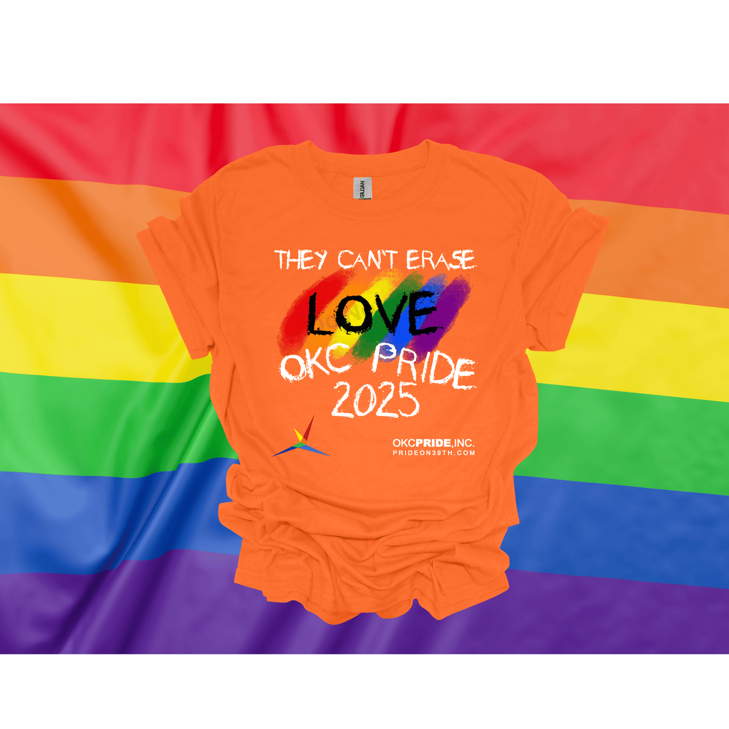 2025 OKC Pride T-Shirt- They Can’t Erase Love